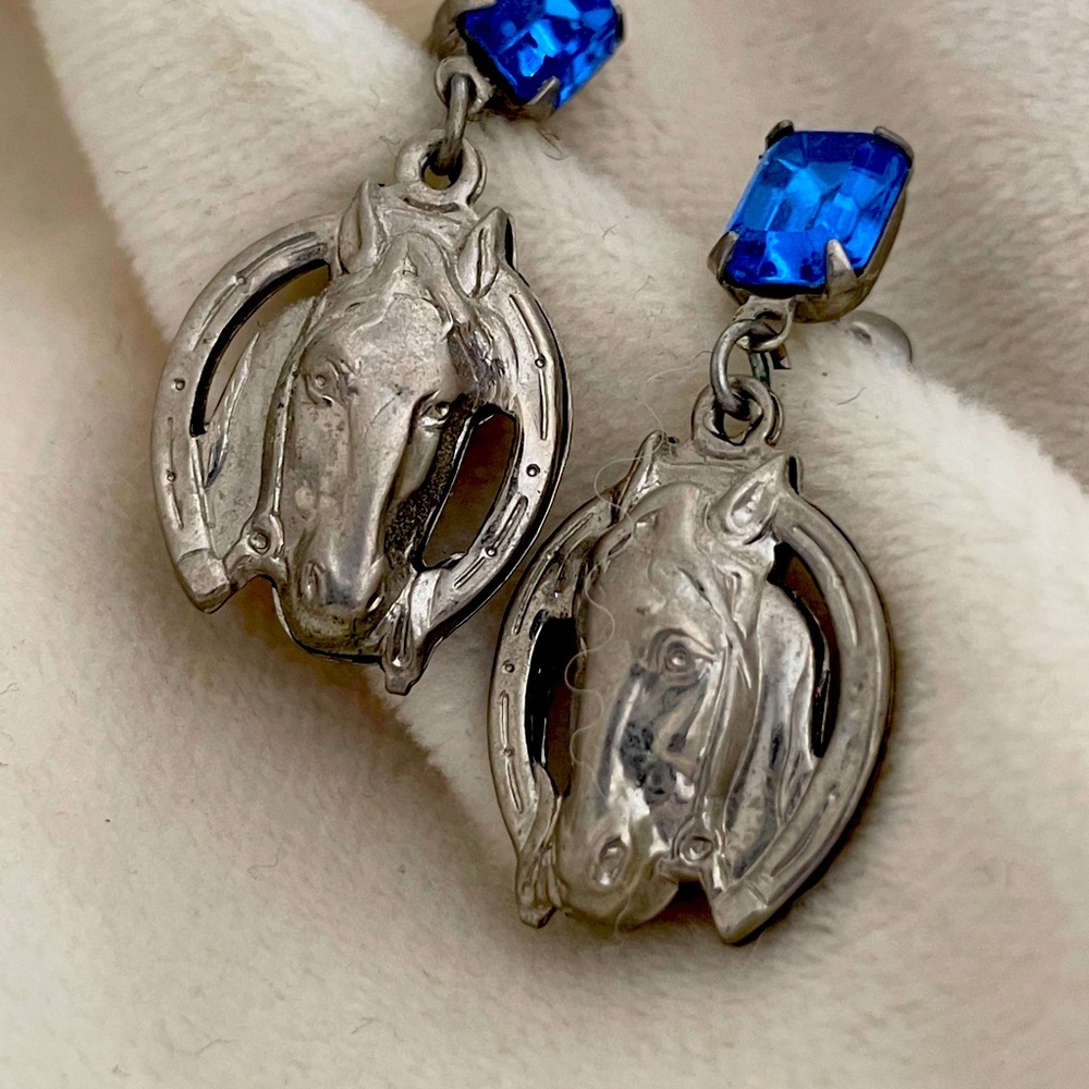 Vintage Lucky horseshoe earrings